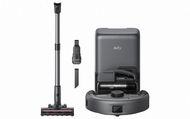 eufy E20 3-in-1 system: robot, stick, and handheld