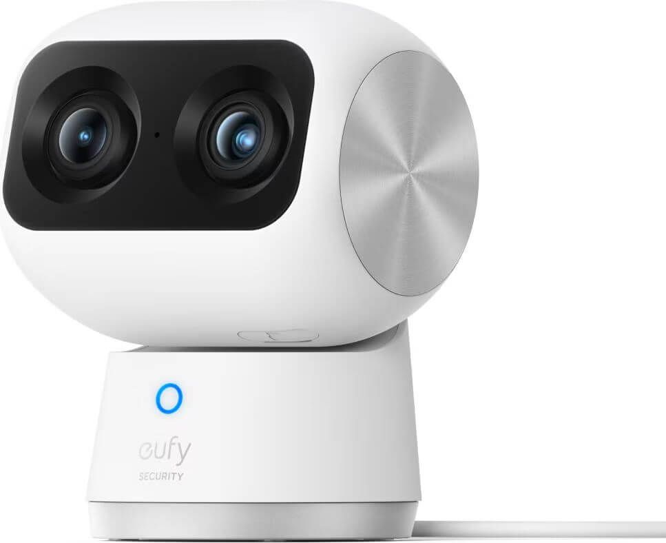 eufy Indoor Cam S350 white dual-lens security camera