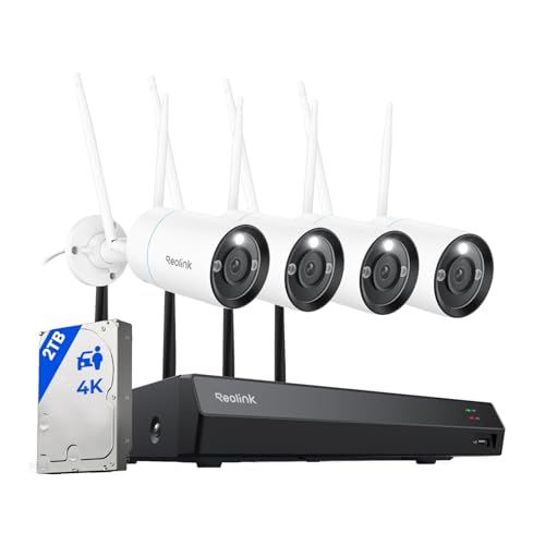 Reolink 4K security camera kit with NVR and 2TB HDD