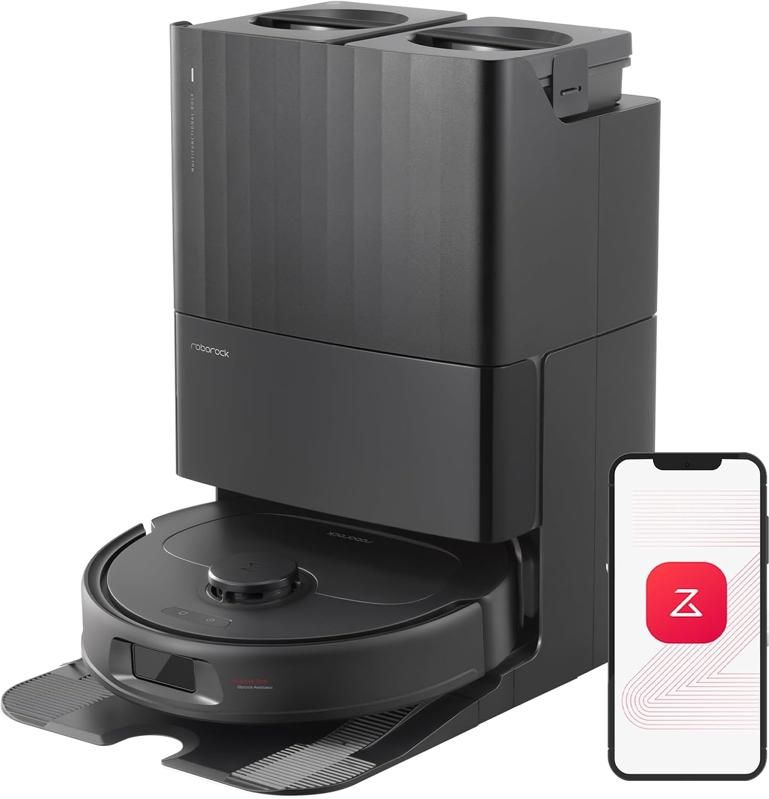 Roborock Qrevo S with its dock