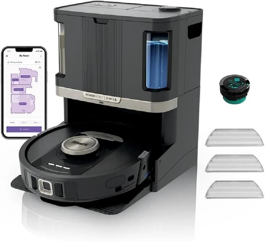 Shark PowerDetect NeverTouch Pro robot vacuum and dock