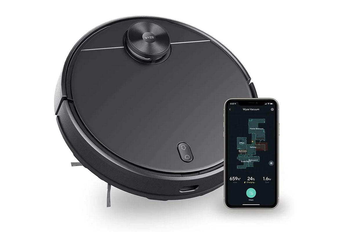 Wyze Robot Vacuum with LiDAR mapping app